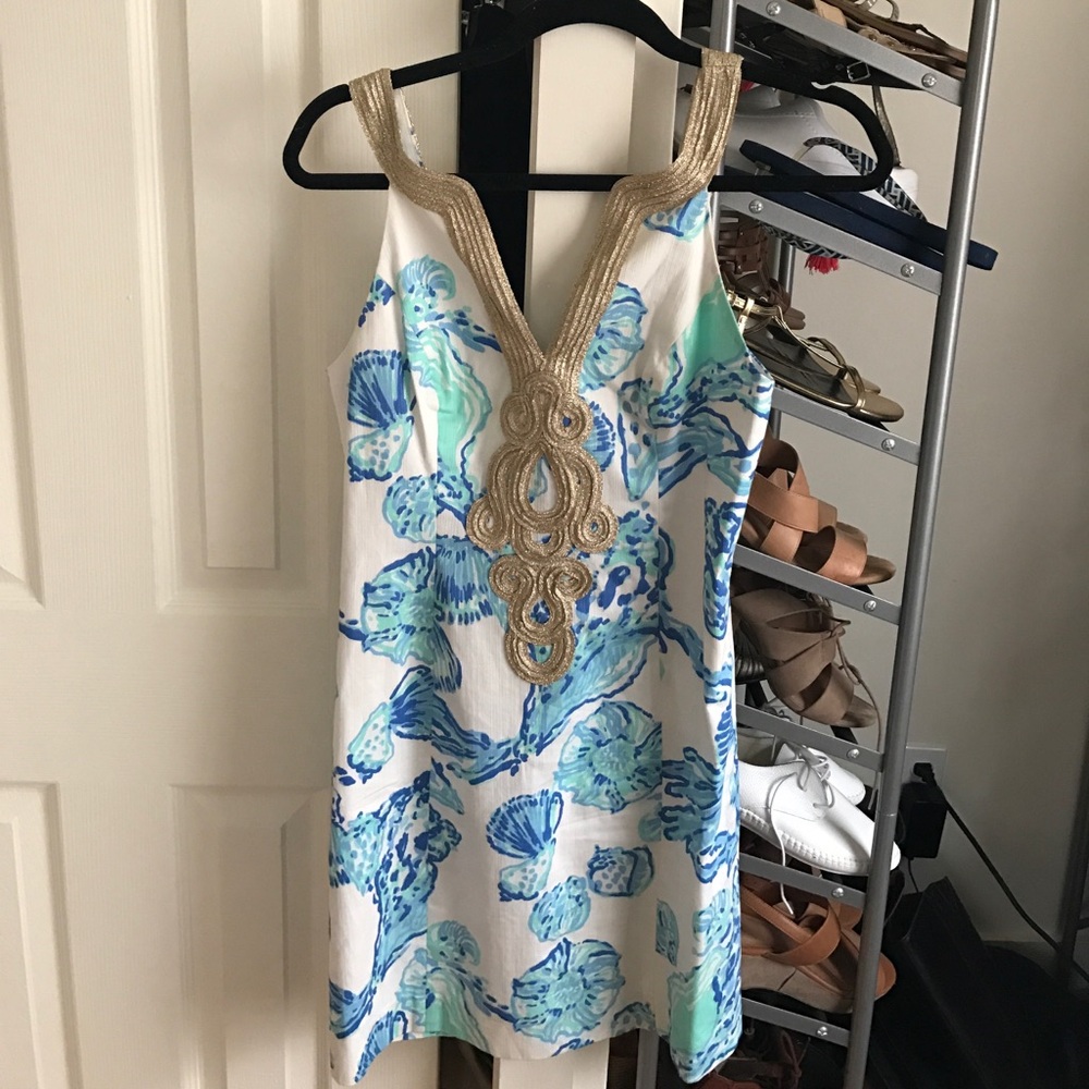 Lilly Pulitzer shift dress! Worn once!